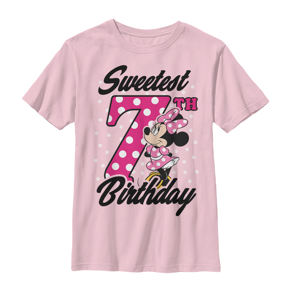 Disney Classics - Mickey Mouse - Minnie Mouse Sweet 7th Birthday - Birthday - Enfant T-shirt