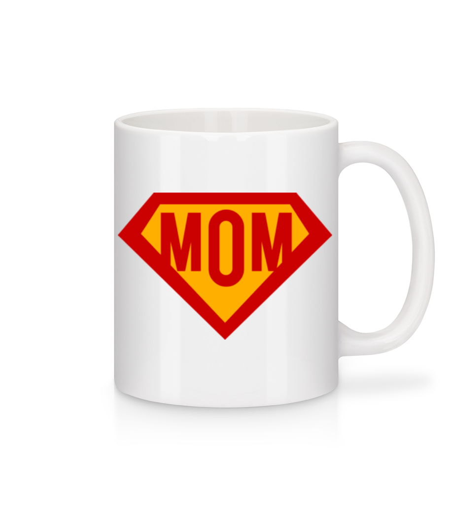 Aperçu: Mom Superhero - Mug en céramique blanc - Blanc - Devant