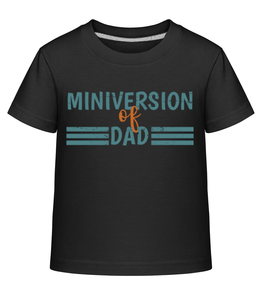 Aperçu: Miniversion Of Dad - T-shirt shirtinator Enfant - Noir - Devant