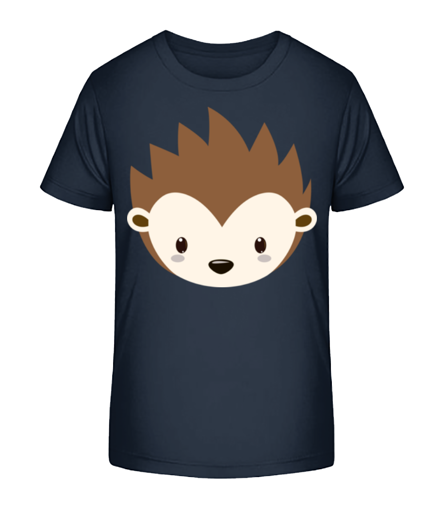 Aperçu: Hérisson Comic - T-shirt bio Enfant Stanley Stella 2.0 - Bleu marine - Devant