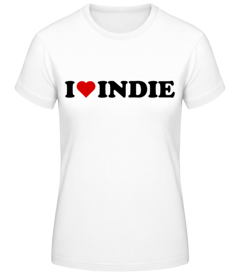 I Love Indie · Dámske basic tričko