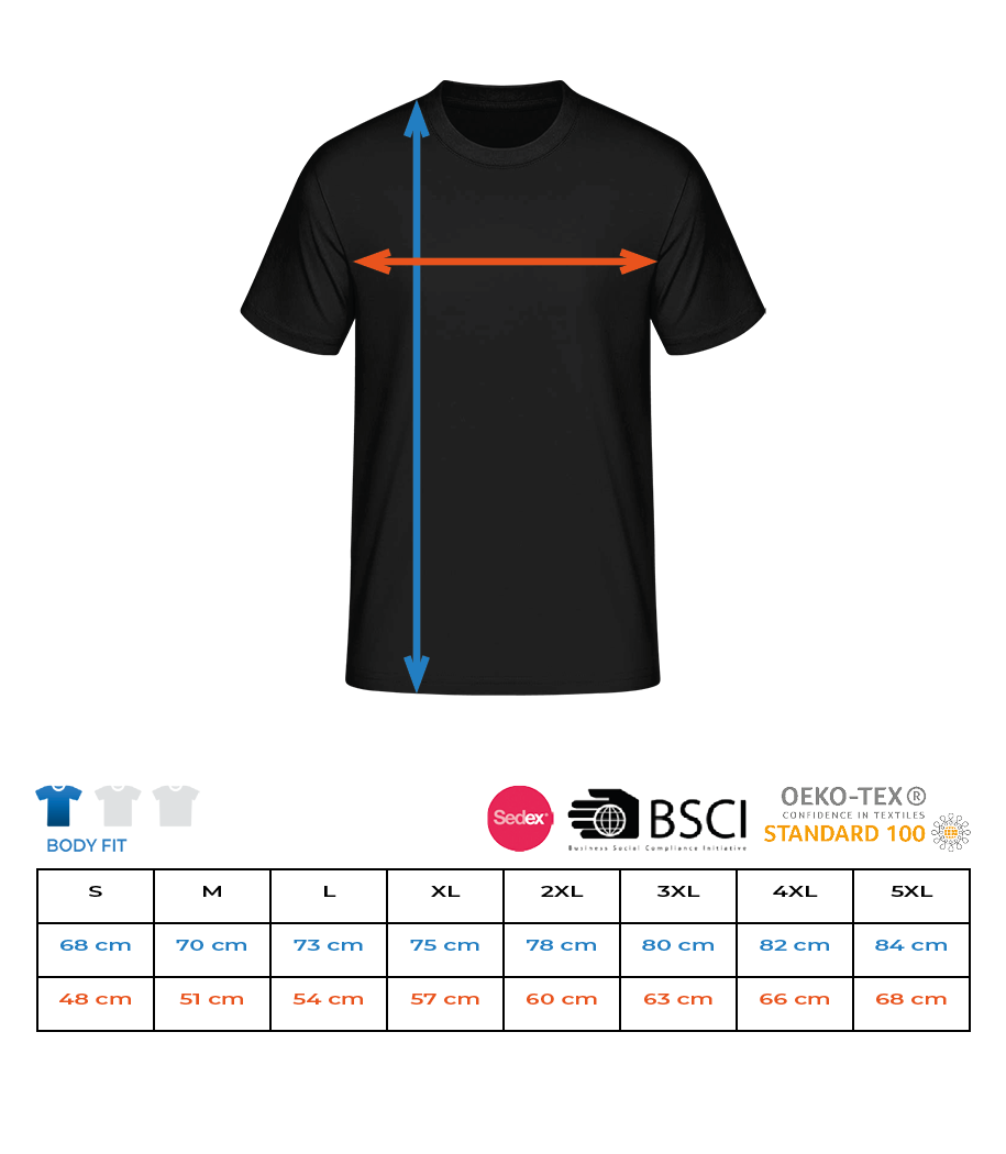 Aperçu: Évolution De Ping Pong -  T-Shirt Shirtinator homme - Tableau des tailles
