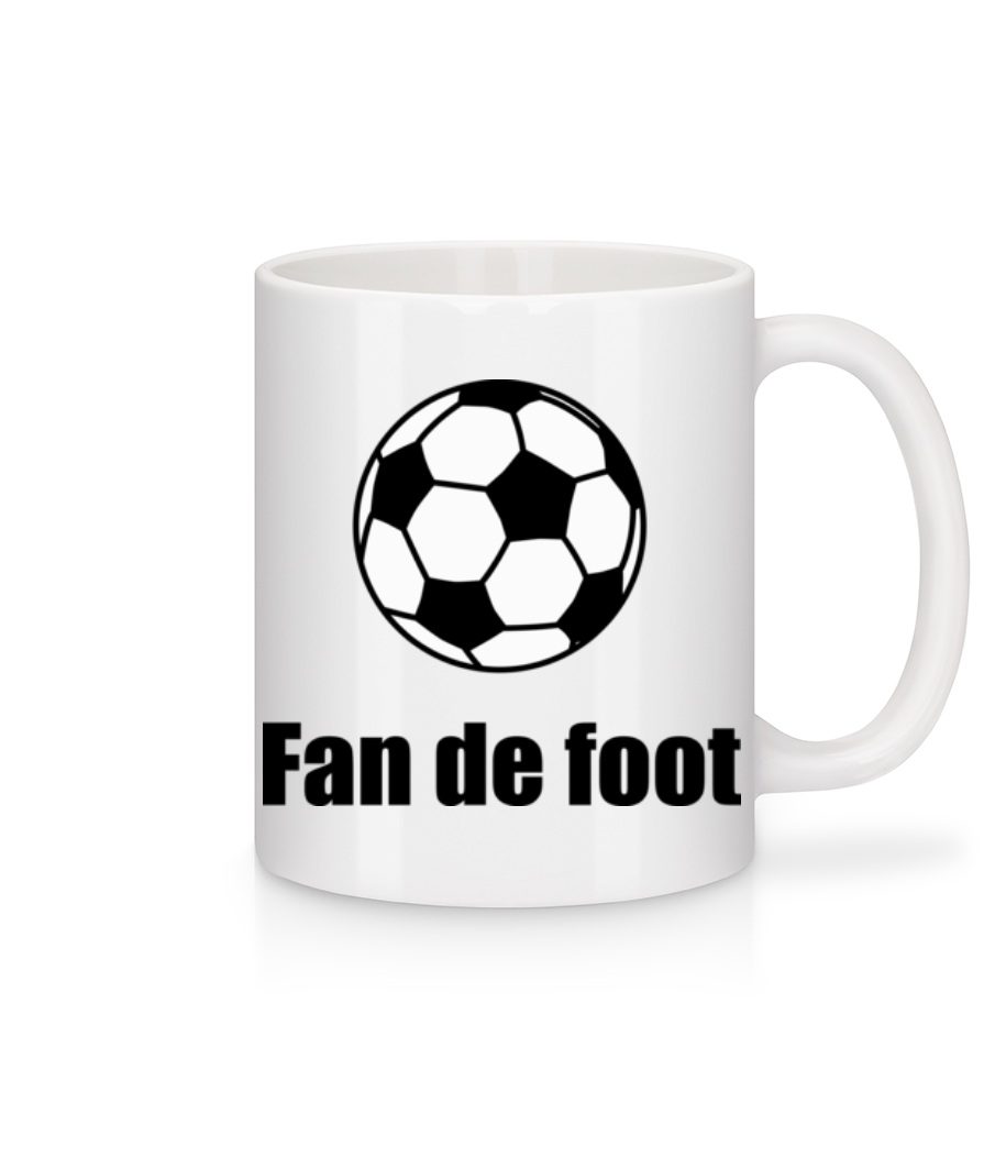 Fan De Foot · Mug en céramique blanc