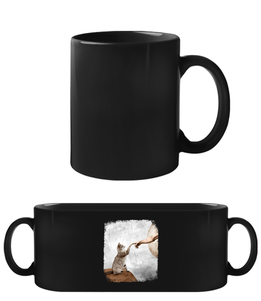 La Création Du Chat · Tasse Noire