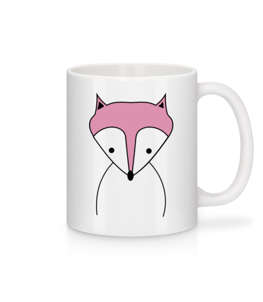 Renard Mignon · Mug en céramique blanc