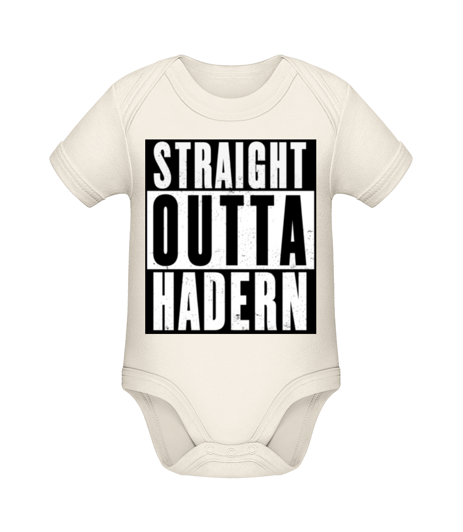 Straight Outta Hadern · Baby Bio Strampler