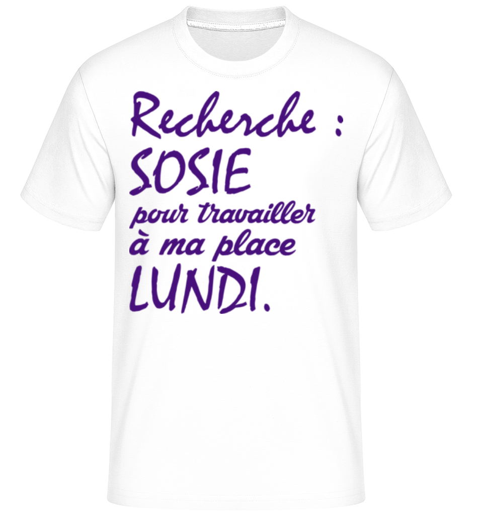 Recherche: Sosie ·  T-Shirt Shirtinator homme