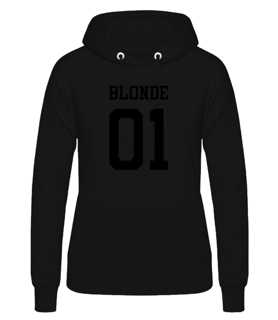 Blonde 01 · Sweat à capuche basique pour femme