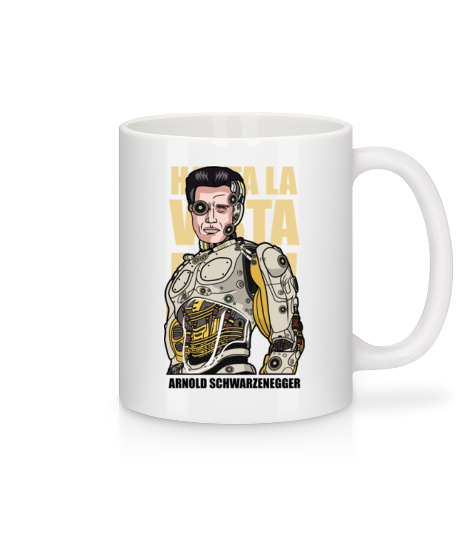 Aperçu: Arnold Robot Human - Mug en céramique blanc - Blanc - Devant
