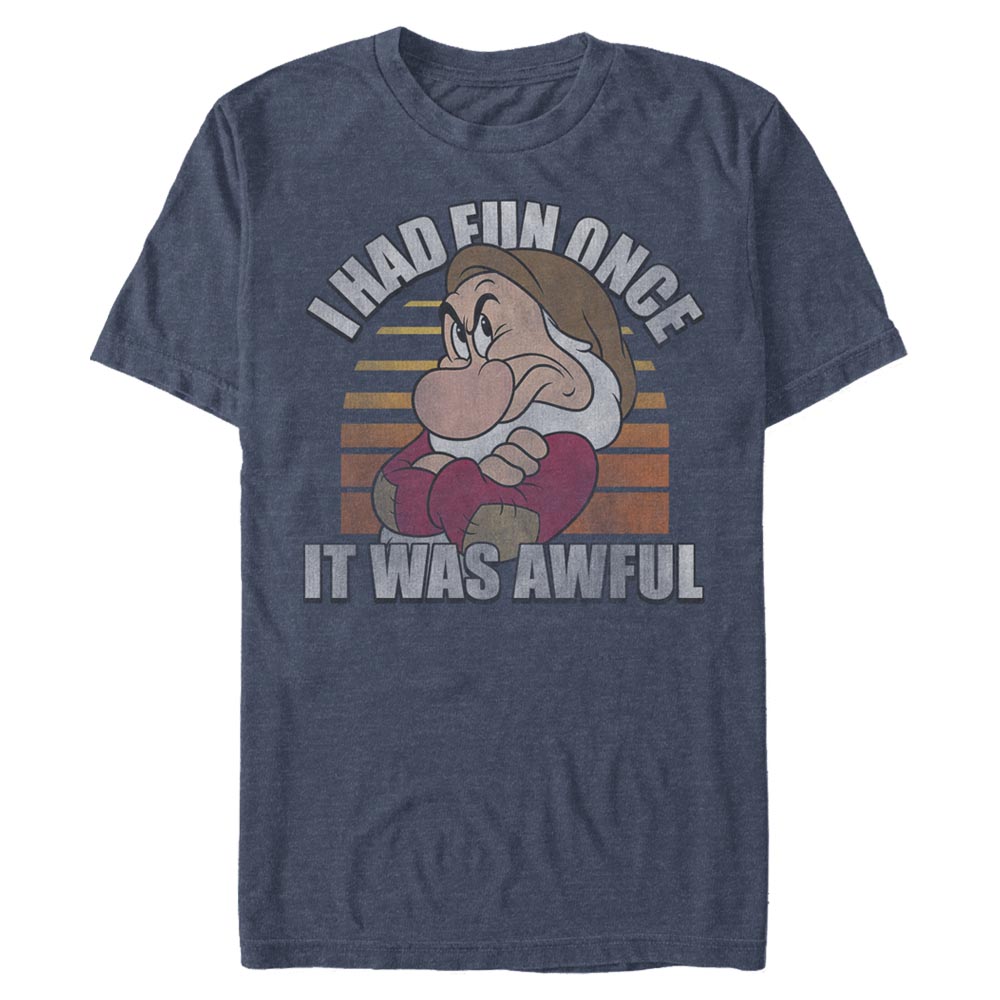 Disney - Blanche-Neige et les Sept Nains - Grincheux No Fun - Homme T-shirt