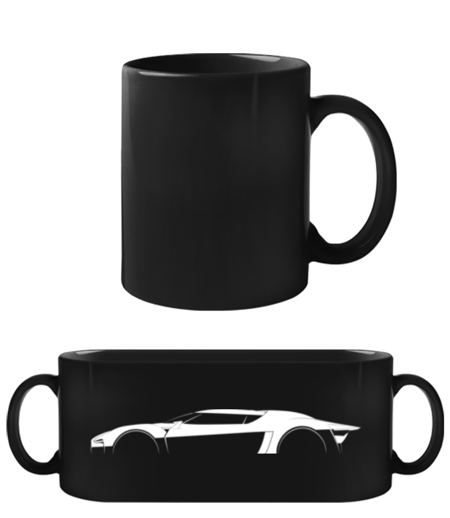 'Citroen GT' Silhouette · Tasse Noire