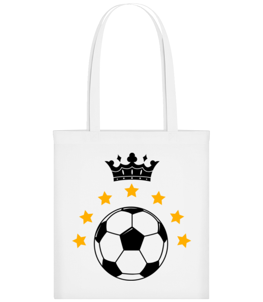 Aperçu: Football Crown - Tote Bag - Blanc - Devant