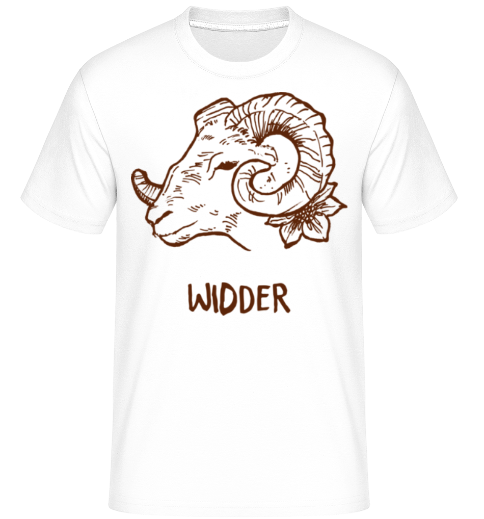 Kritzel Stil Sternzeichen Widder · Shirtinator Männer T-Shirt