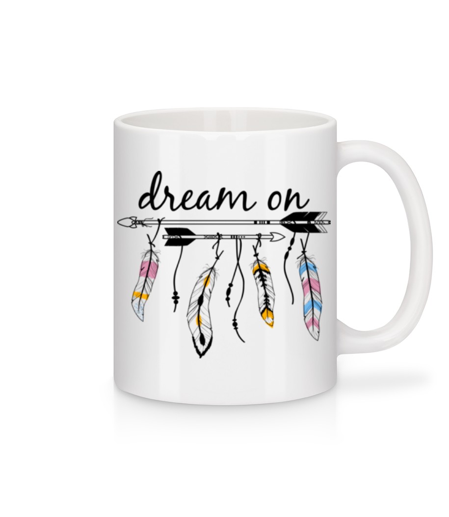 Dream On · Mug en céramique blanc