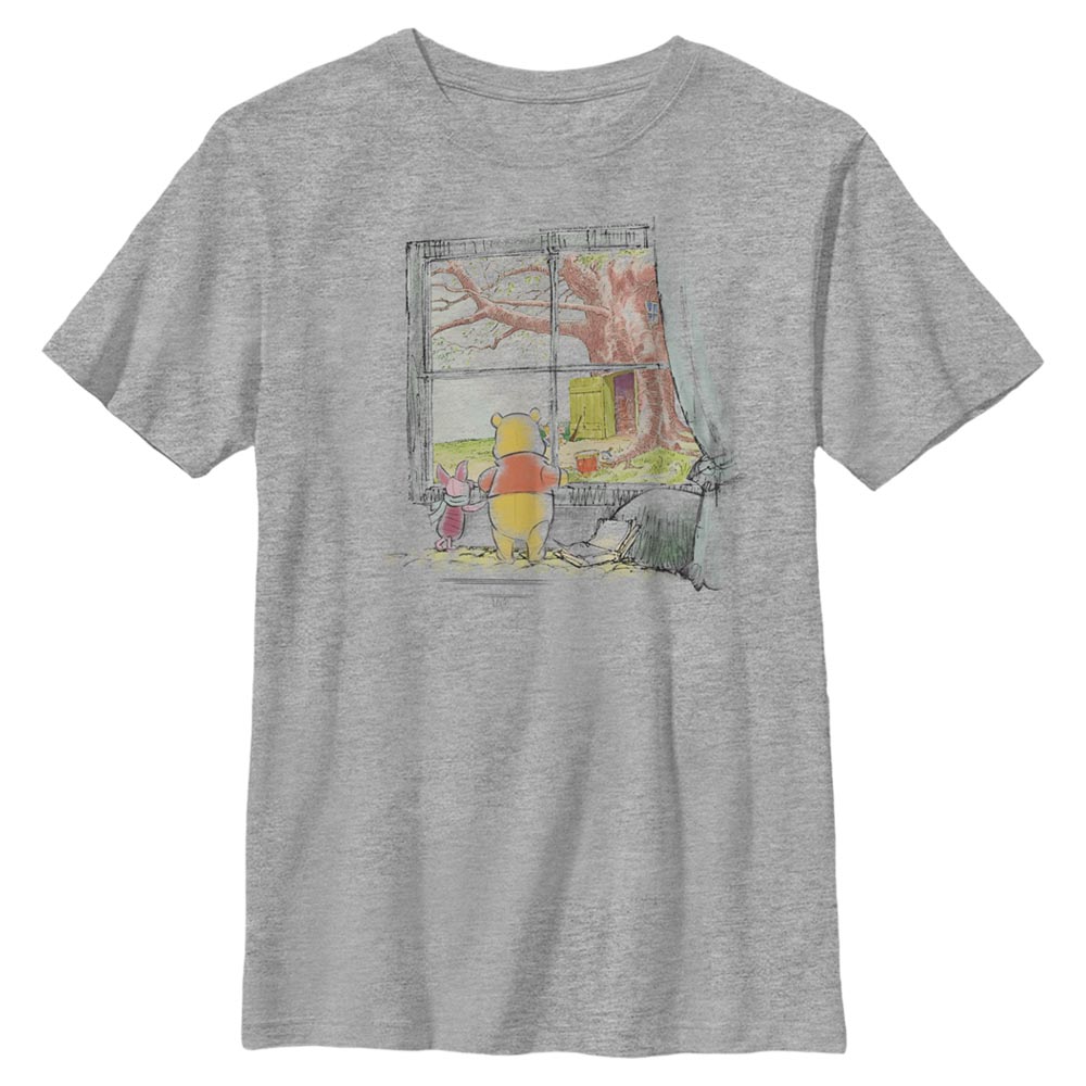 Disney Classics - Winnie l'ourson - Tigrou et Porcinet Winnie Window - Enfant T-shirt