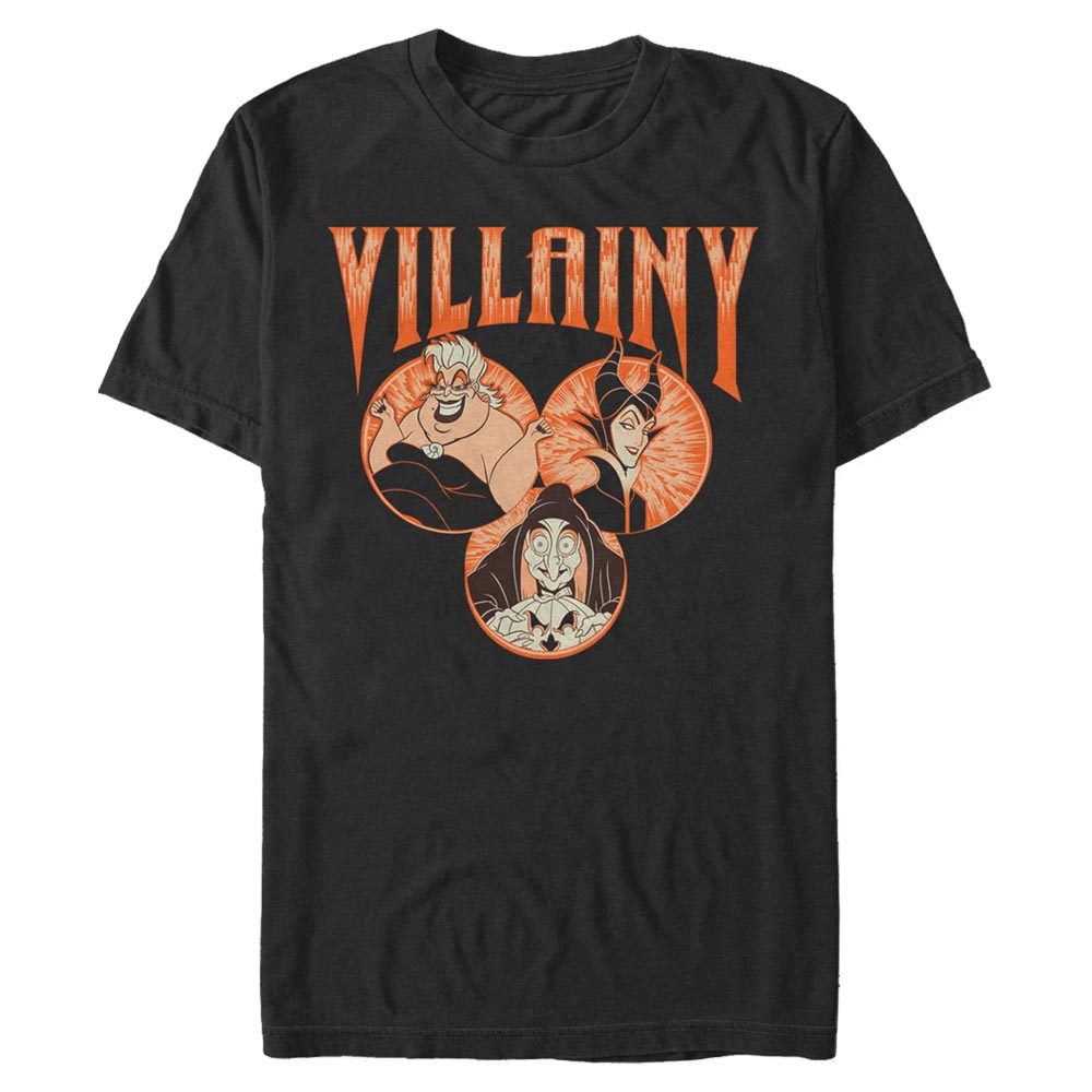 Disney - Méchants - Photo de groupe Villainy Circled - Homme T-shirt