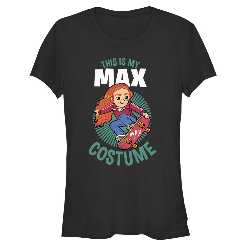 Aperçu: Netflix - Stranger Things - Max Costume - Halloween - Femme T-shirt - Noir - Devant