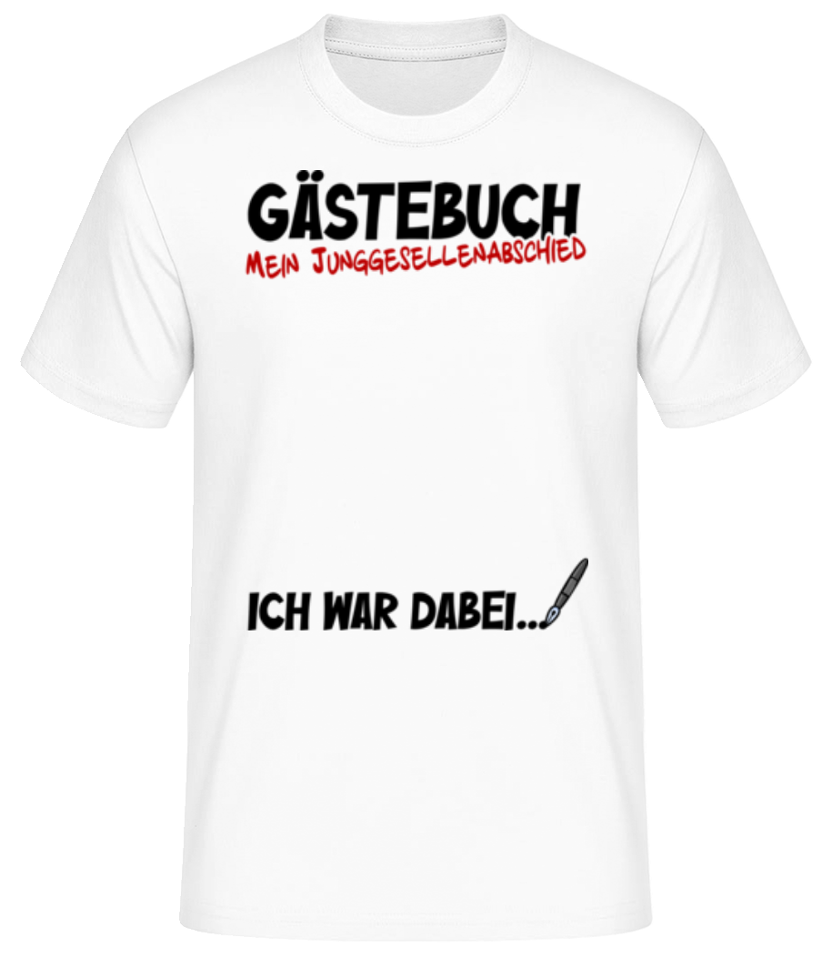 Junggesellenabschied JGA Gästebuch · Männer Basic T-Shirt