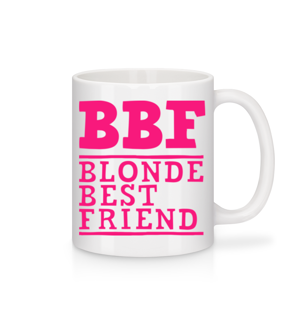 bff Blonde Best Friend · Mug en céramique blanc