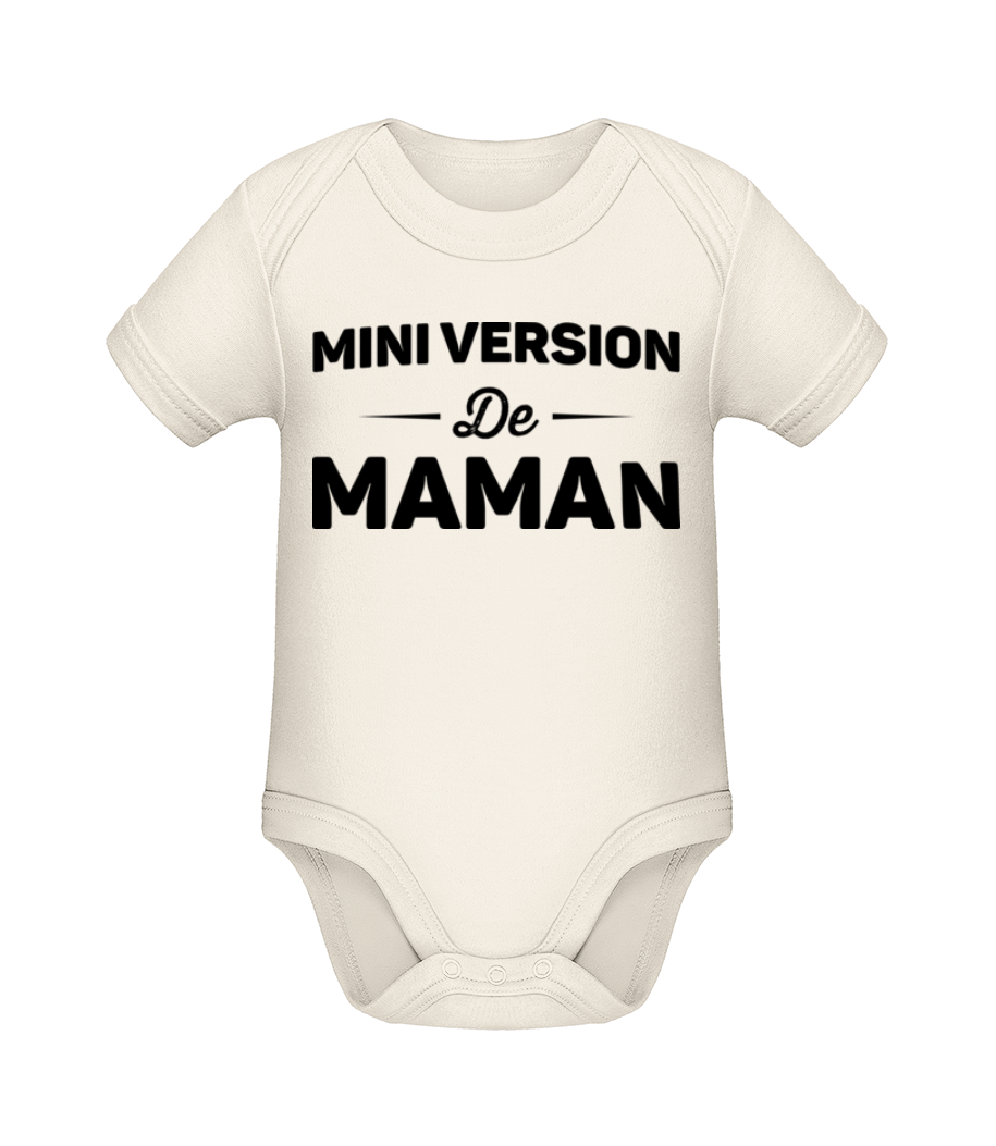 Mini Version De Maman · Body manches courtes bio