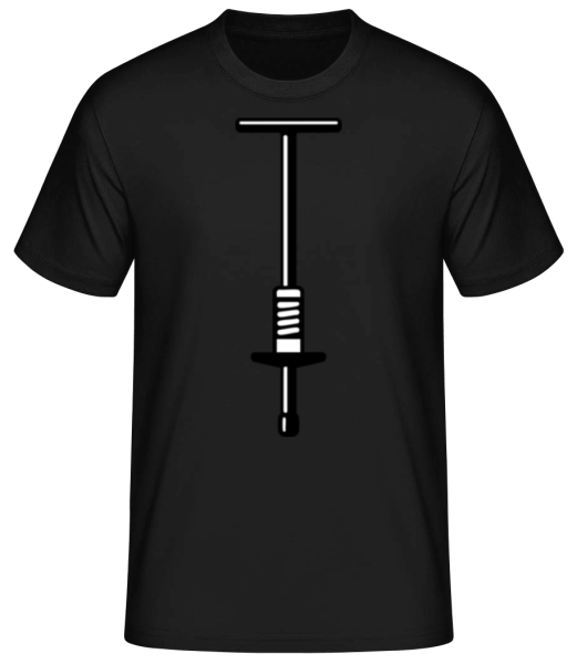 Pogostick - T-shirt standard Homme - Noir - Devant