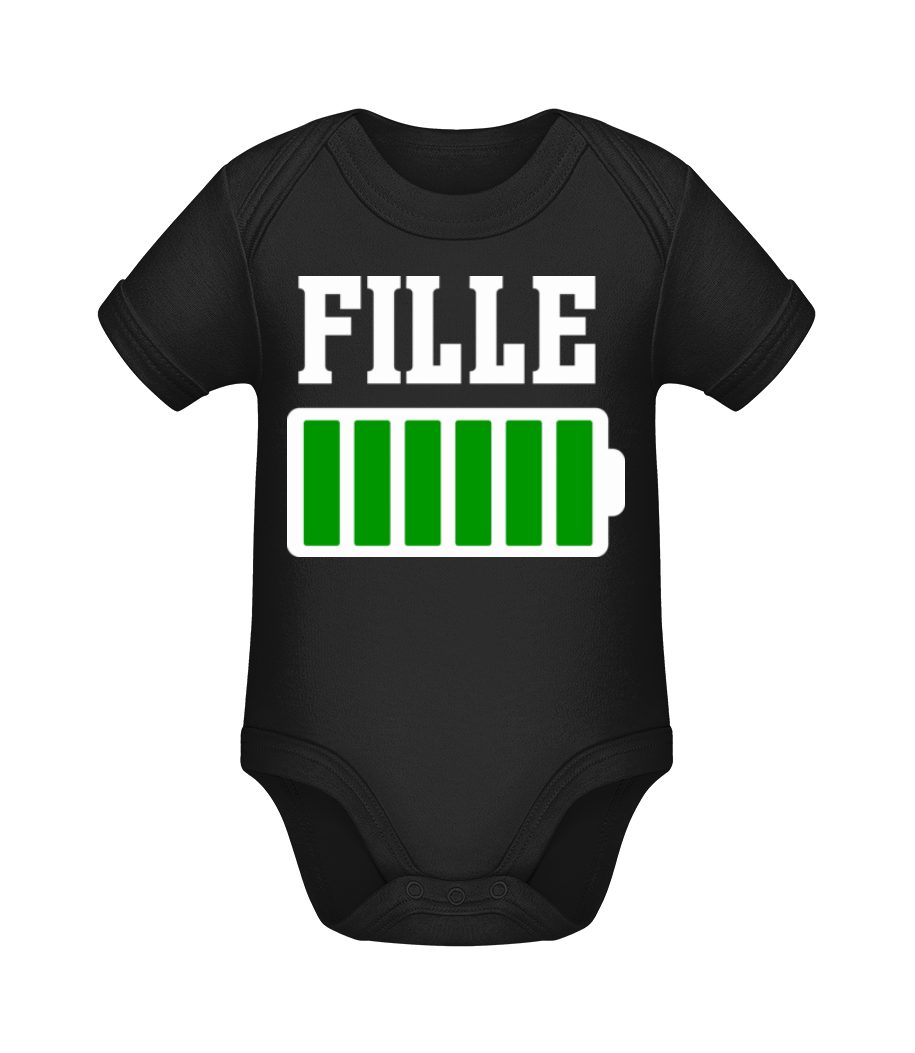 Fille · Body manches courtes bio