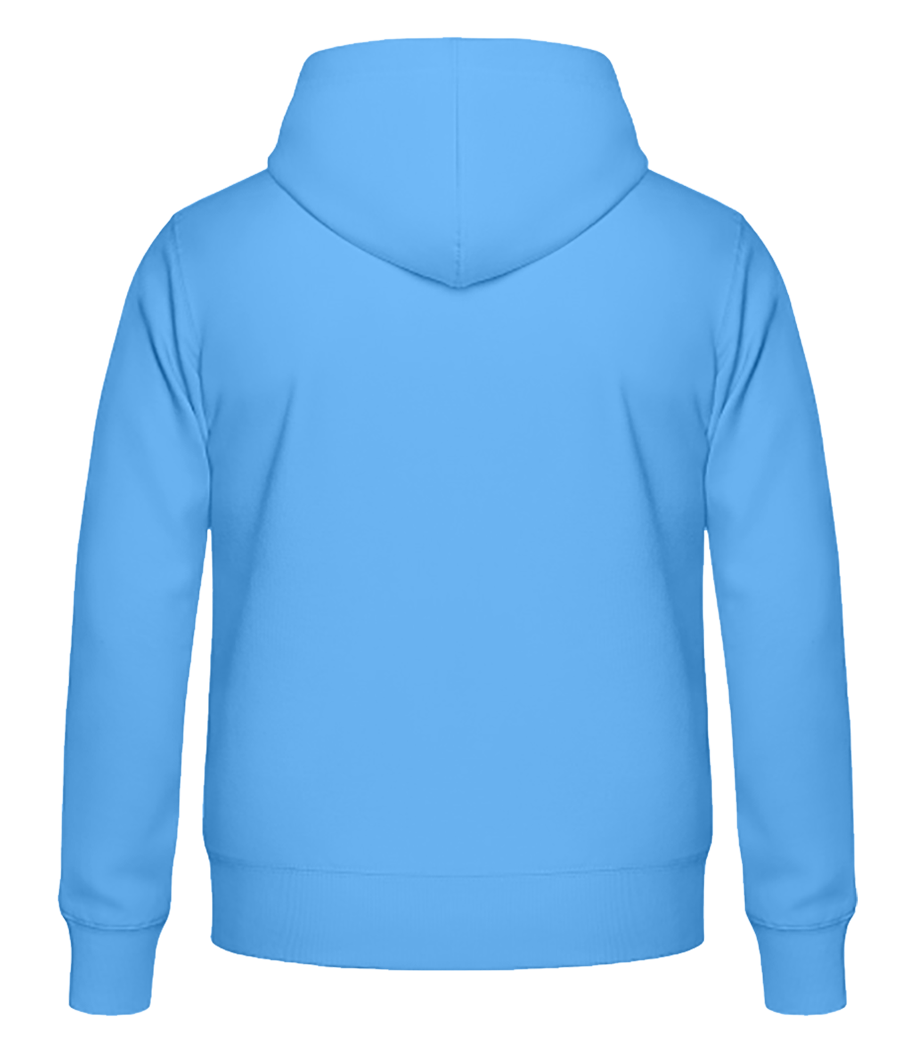 Aperçu: Logo Saint Valentin - Sweat à capuche Homme - Bleu clair - Derrière
