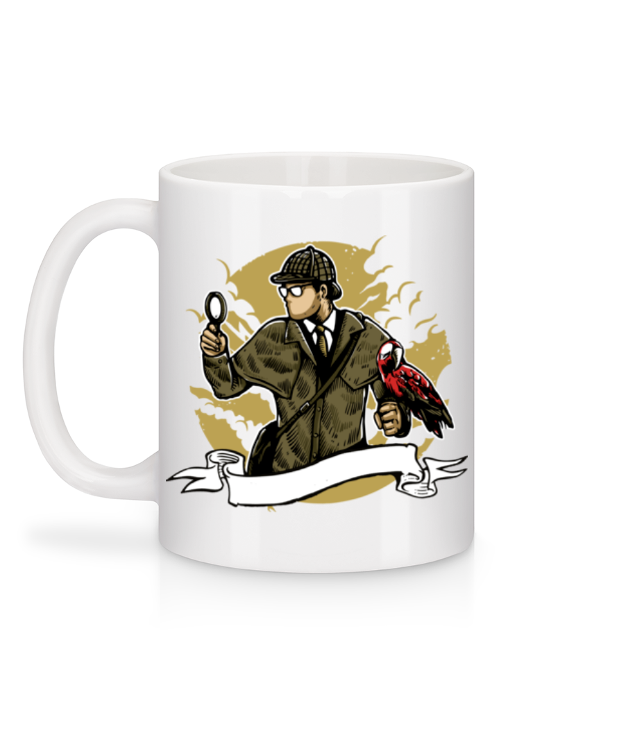 Sherlock Holmes - Mug en céramique blanc - Blanc - Derrière