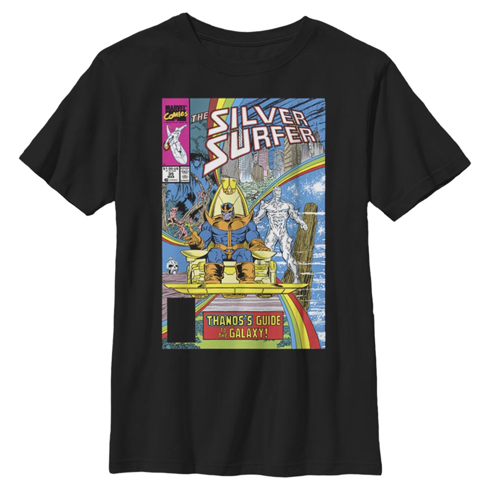 Marvel - Avengers - Thanos & Silver Surfer Thanos Galaxy Guide - Enfant T-shirt