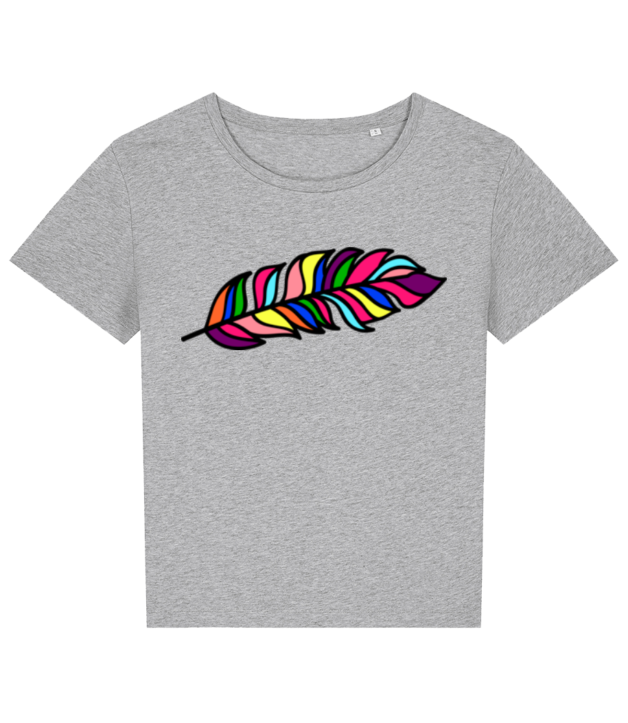 Feather Sign Rainbow · T-shirt bio Femme Stanley Stella 2.0