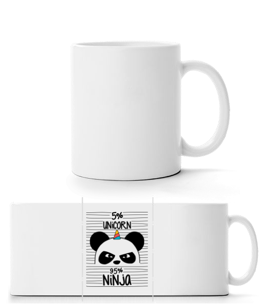 5% Unicorn 95% Ninja · Mug panorama