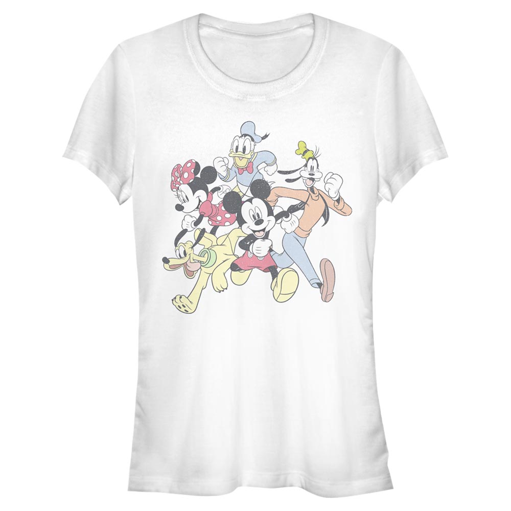 Disney Classics - Mickey Mouse - Photo de groupe Group Run - Femme T-shirt