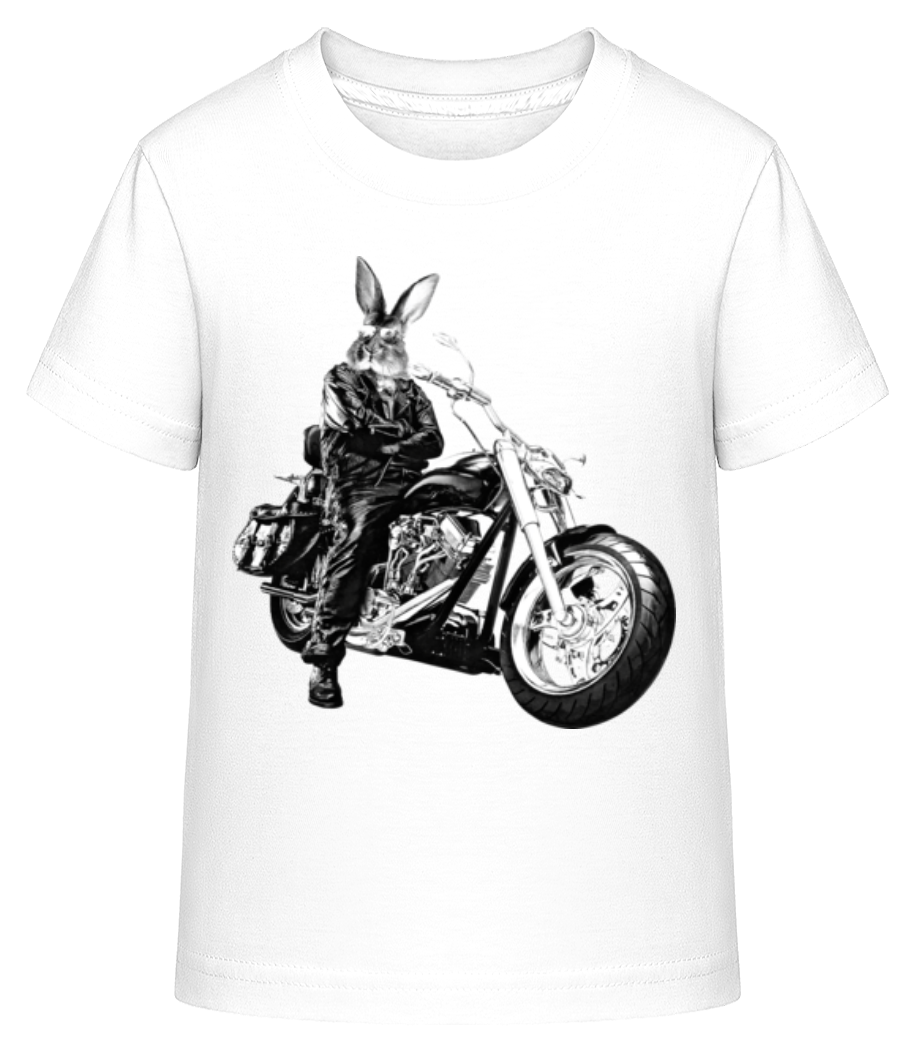 Biker Bunny · T-shirt shirtinator Enfant