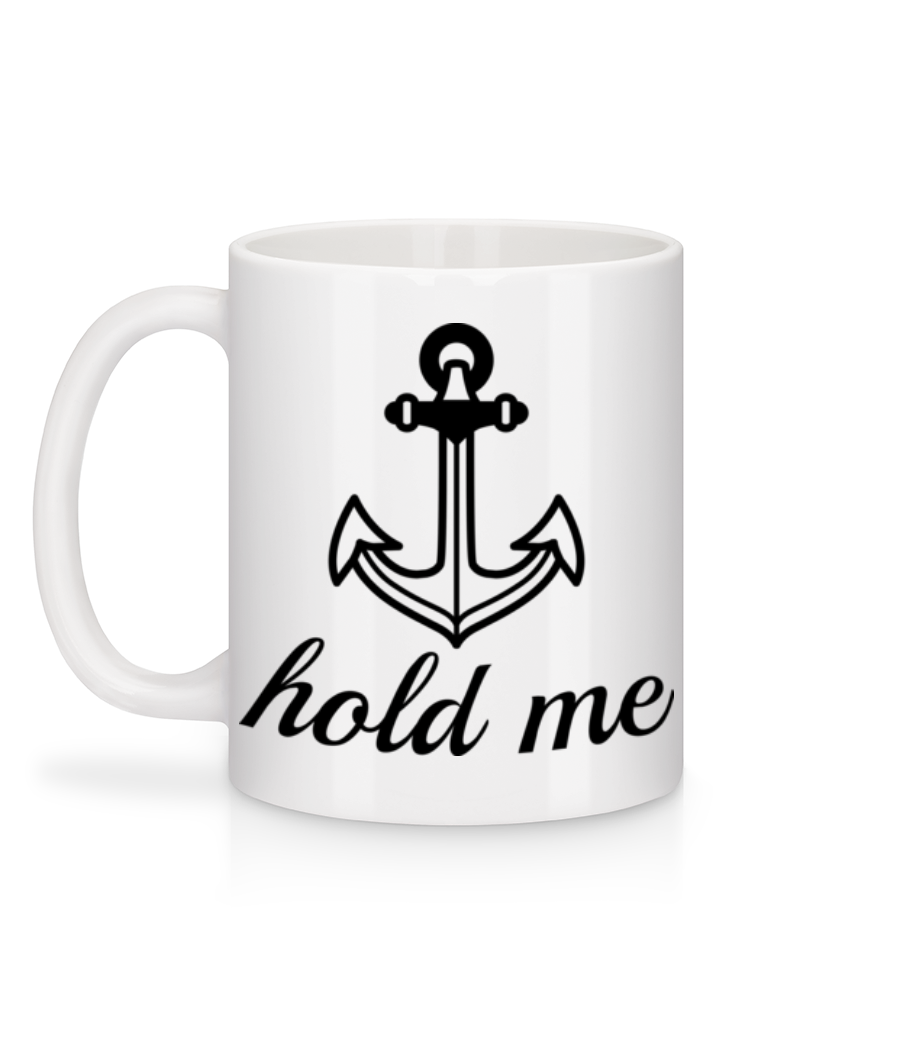 Aperçu: Hold Me - Mug en céramique blanc - Blanc - Derrière