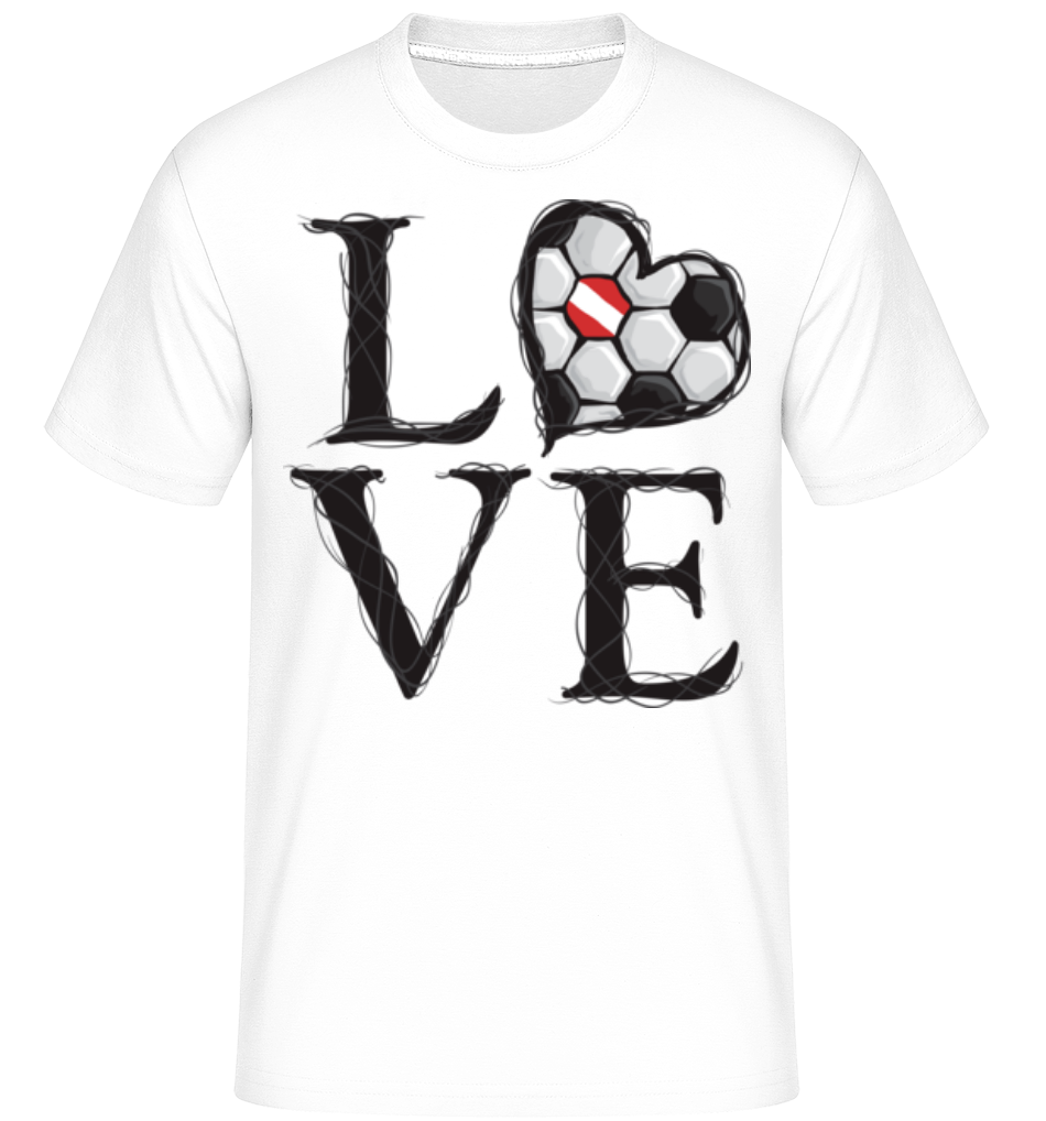 Football Amour Austriche ·  T-Shirt Shirtinator homme