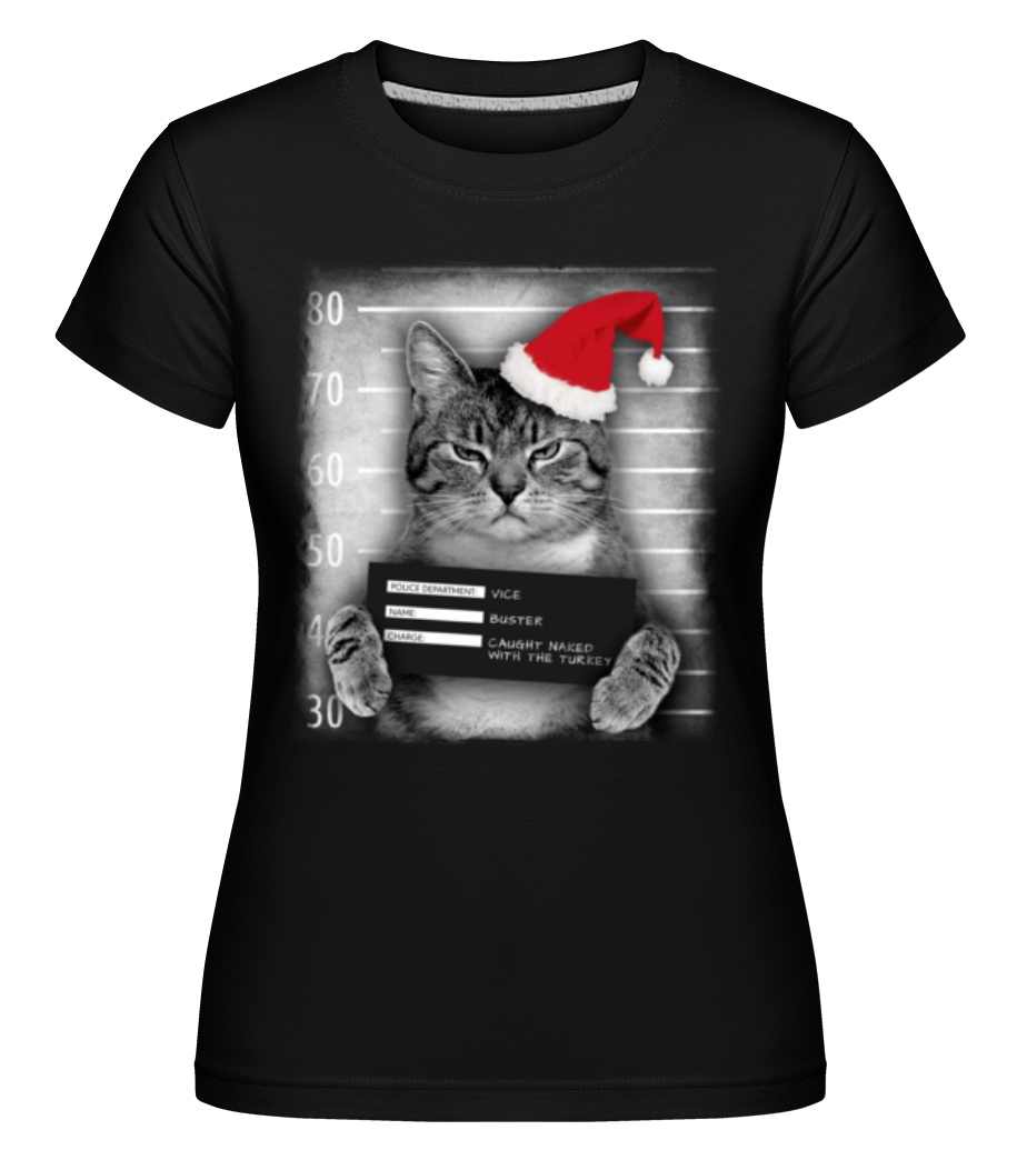 Cat XMas Guilty ·  T-shirt Shirtinator femme