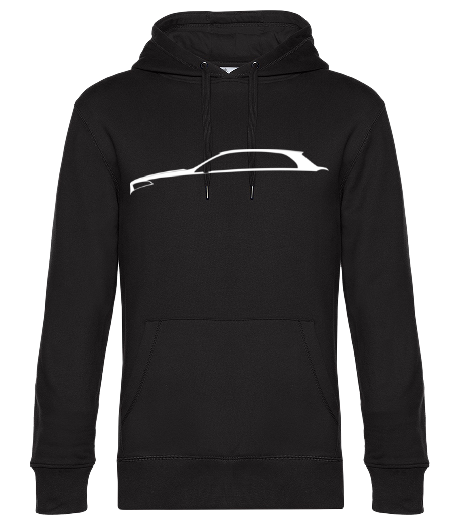 'Mercedes-AMG A 45 (W177)' Silhouette - Sweat à capuche premium Unisexe - Noir - Devant