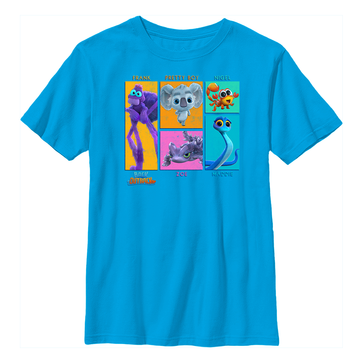 Netflix - Retour au bercail - Photo de groupe Outback Critter Box - Enfant T-shirt