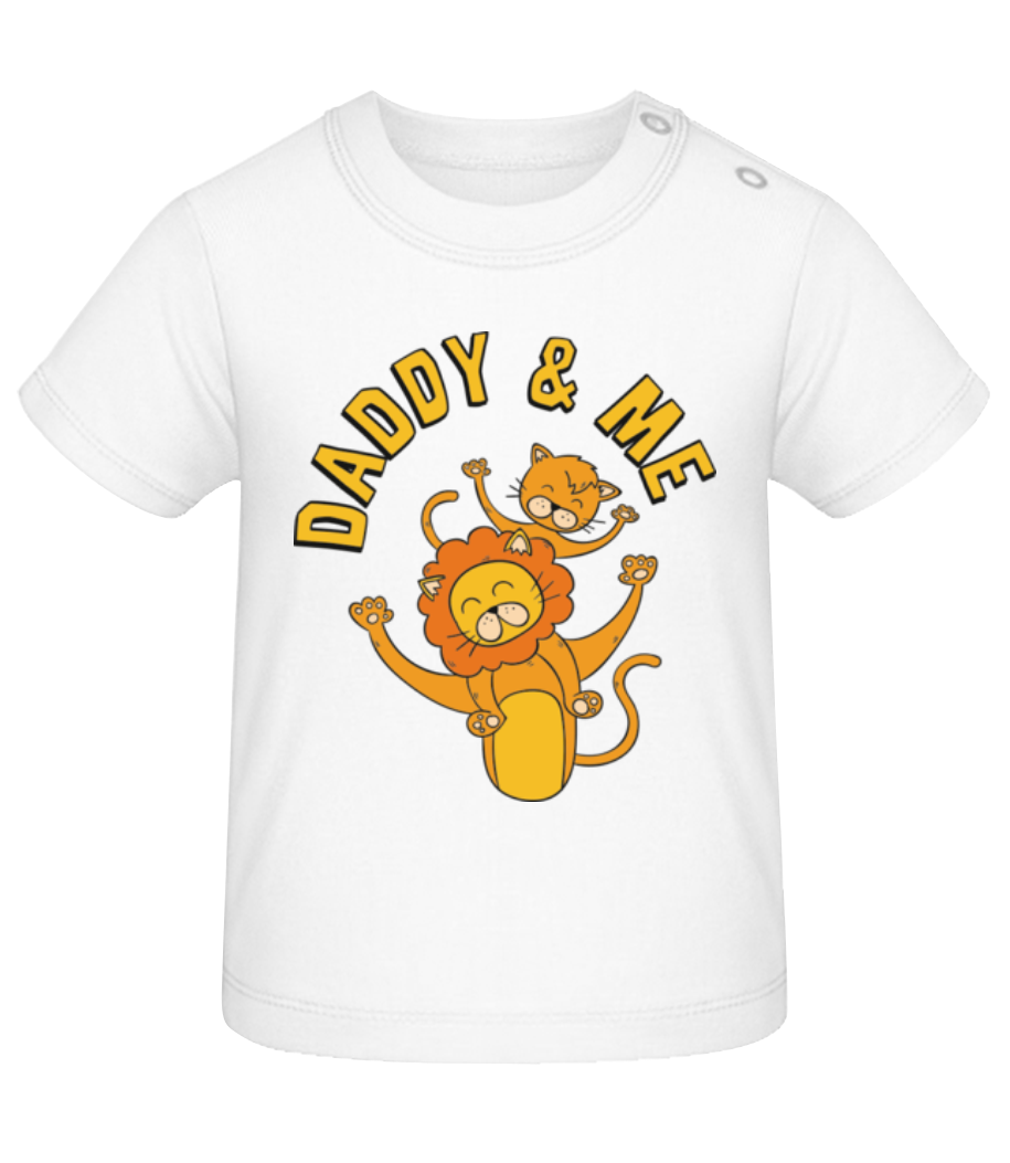 Daddy And Me Lion · T-shirt Bio Bébé