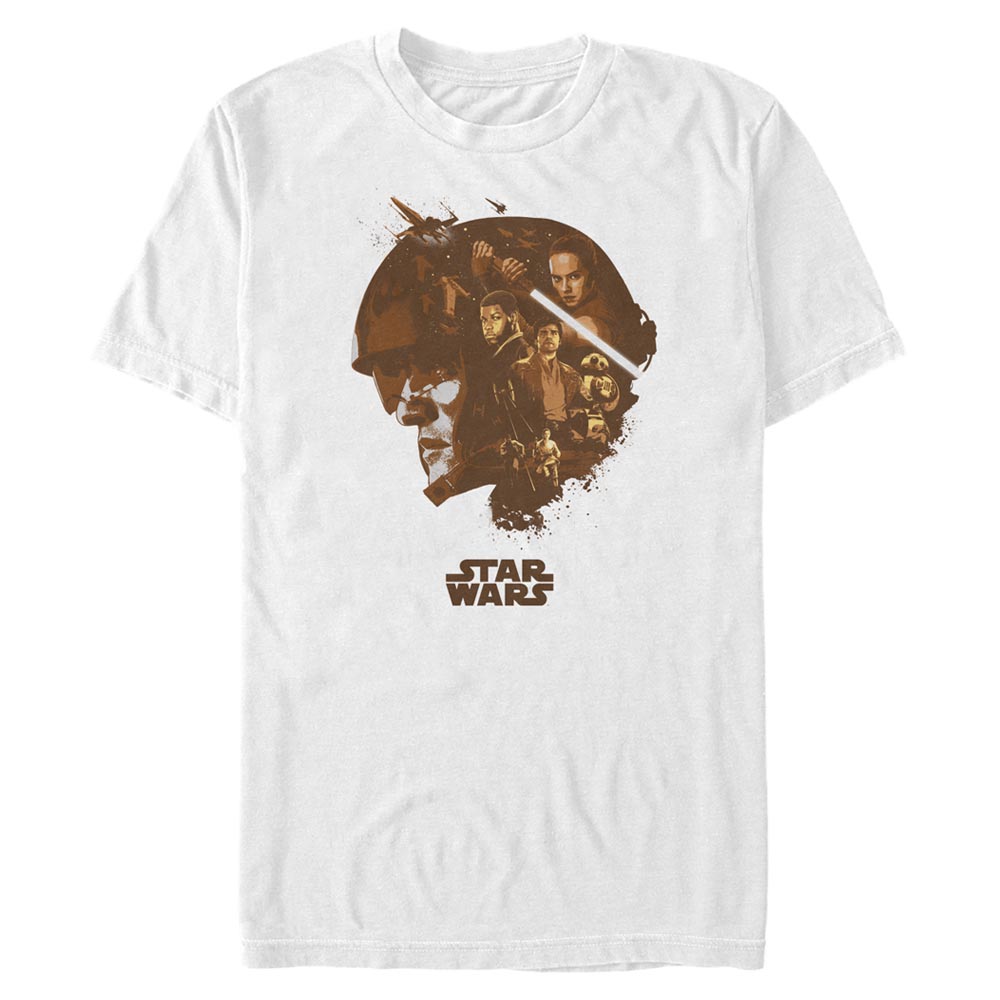 Star Wars - Le Réveil de la Force - Photo de groupe Poe Head Fill - Homme T-shirt