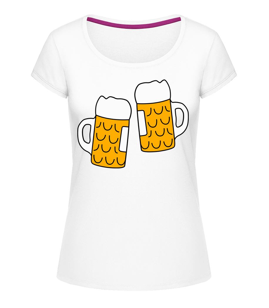 Deux Bières · T-shirt col en U Femme