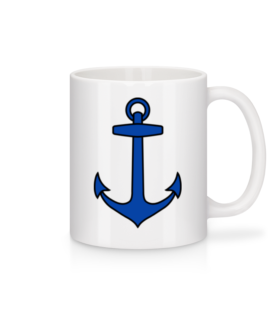 Ancre · Mug en céramique blanc