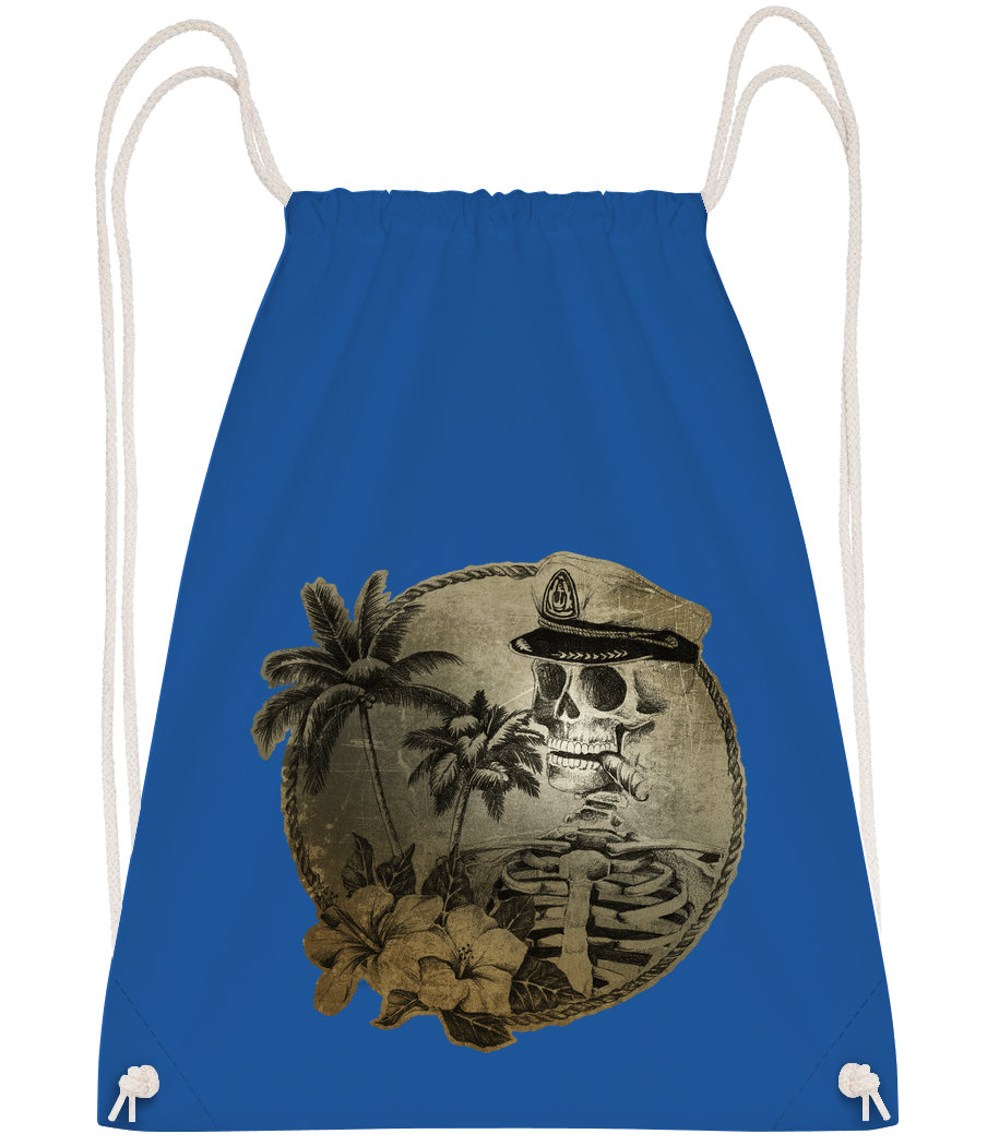 Aperçu: Mort Des Marins - Sac à dos Drawstring - Bleu royal - Vorn