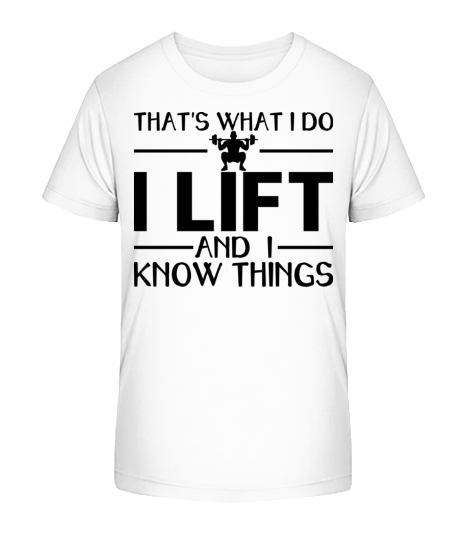 Lifting Thats What I Do · T-shirt bio Enfant Stanley Stella 2.0