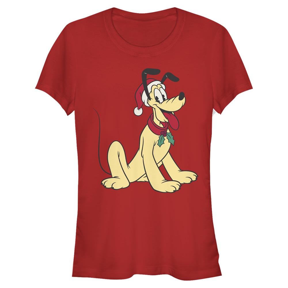 Disney Classics - Mickey Mouse - Pluto Hat - Christmas - Femme T-shirt