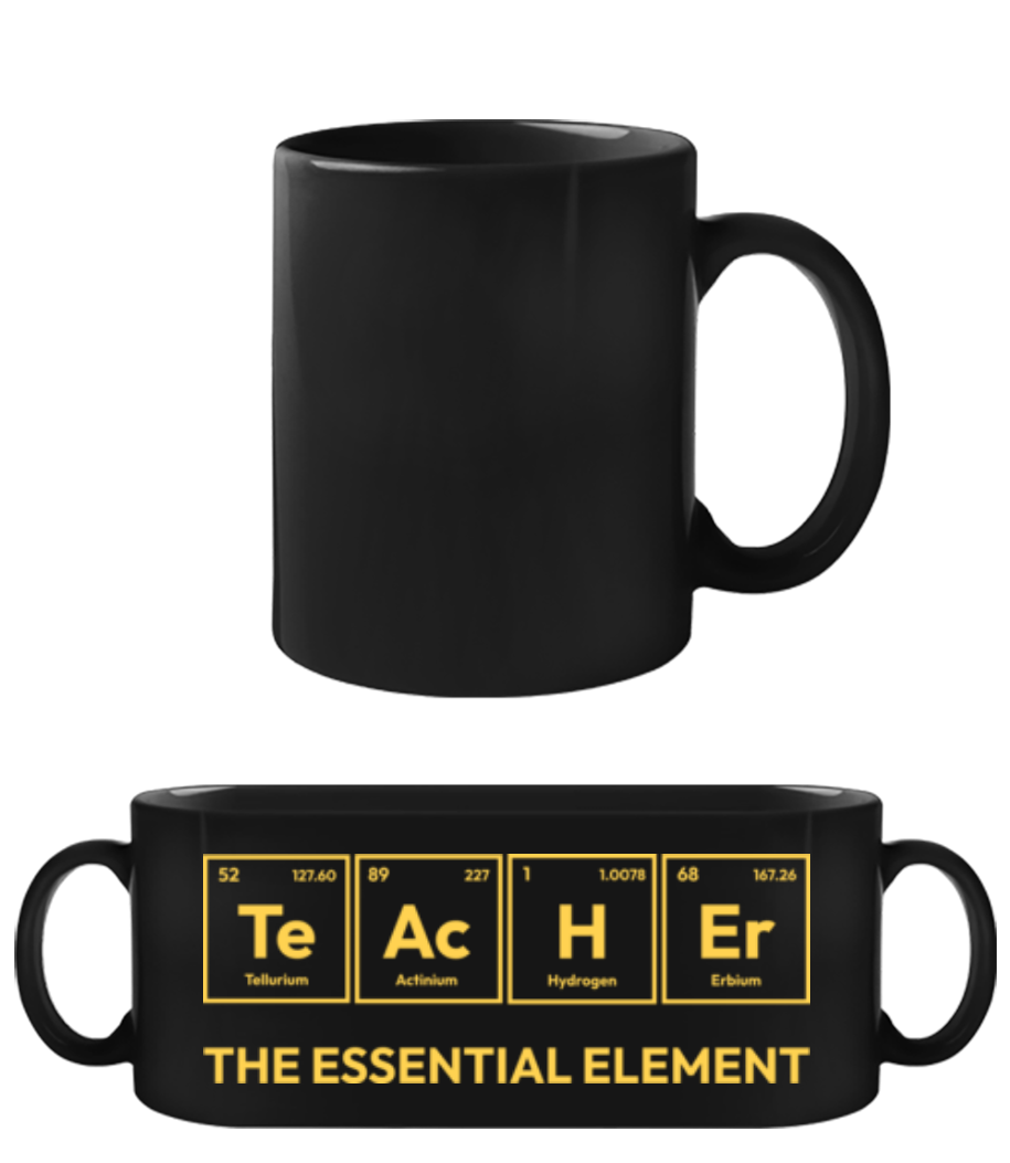 Teacher Element · Tasse Noire