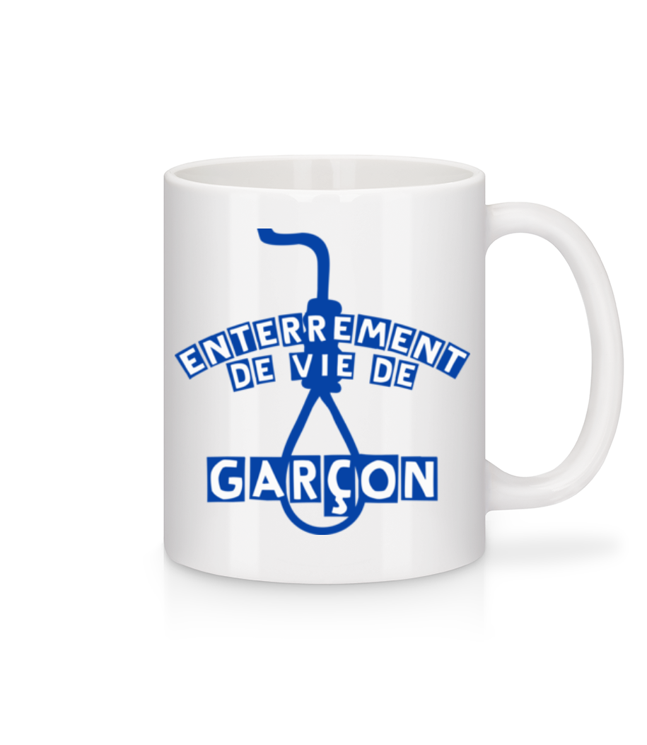 Enterrement De Vie De Garçon · Mug en céramique blanc