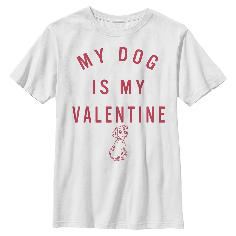 Disney Classics - Les 101 Dalmatiens - Texte Valentine Pup - Valentine's Day - Enfant T-shirt