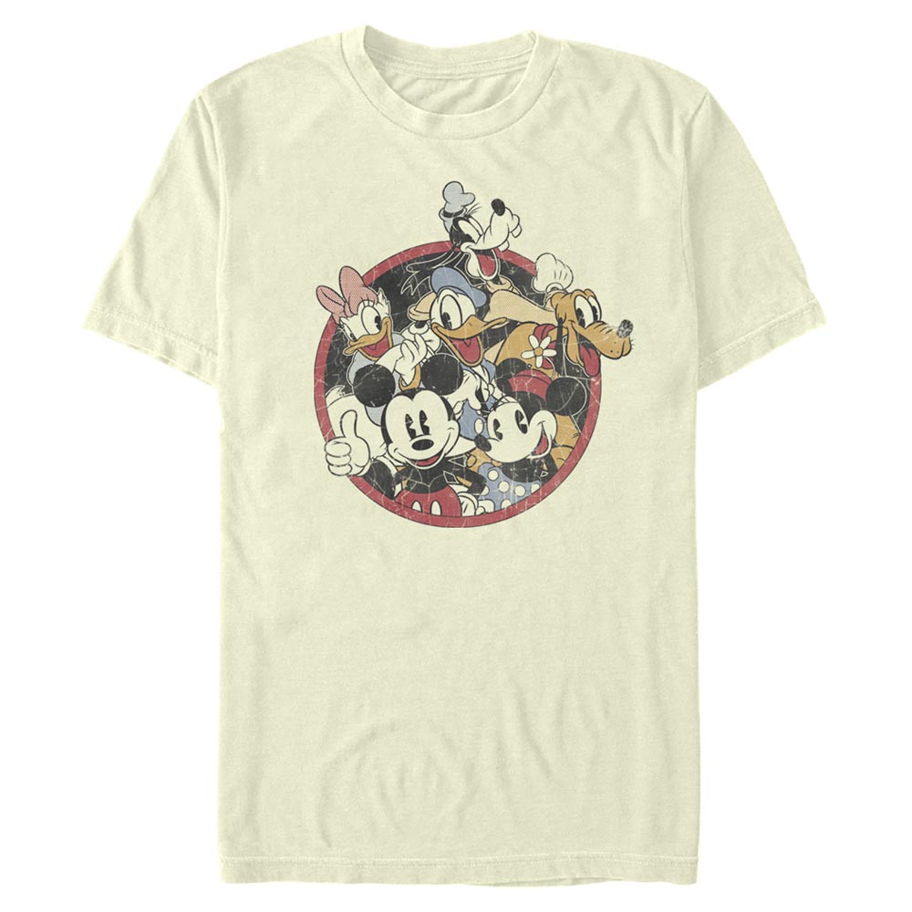 Disney Classics - Mickey Mouse - Photo de groupe Retro Groupie - Homme T-shirt
