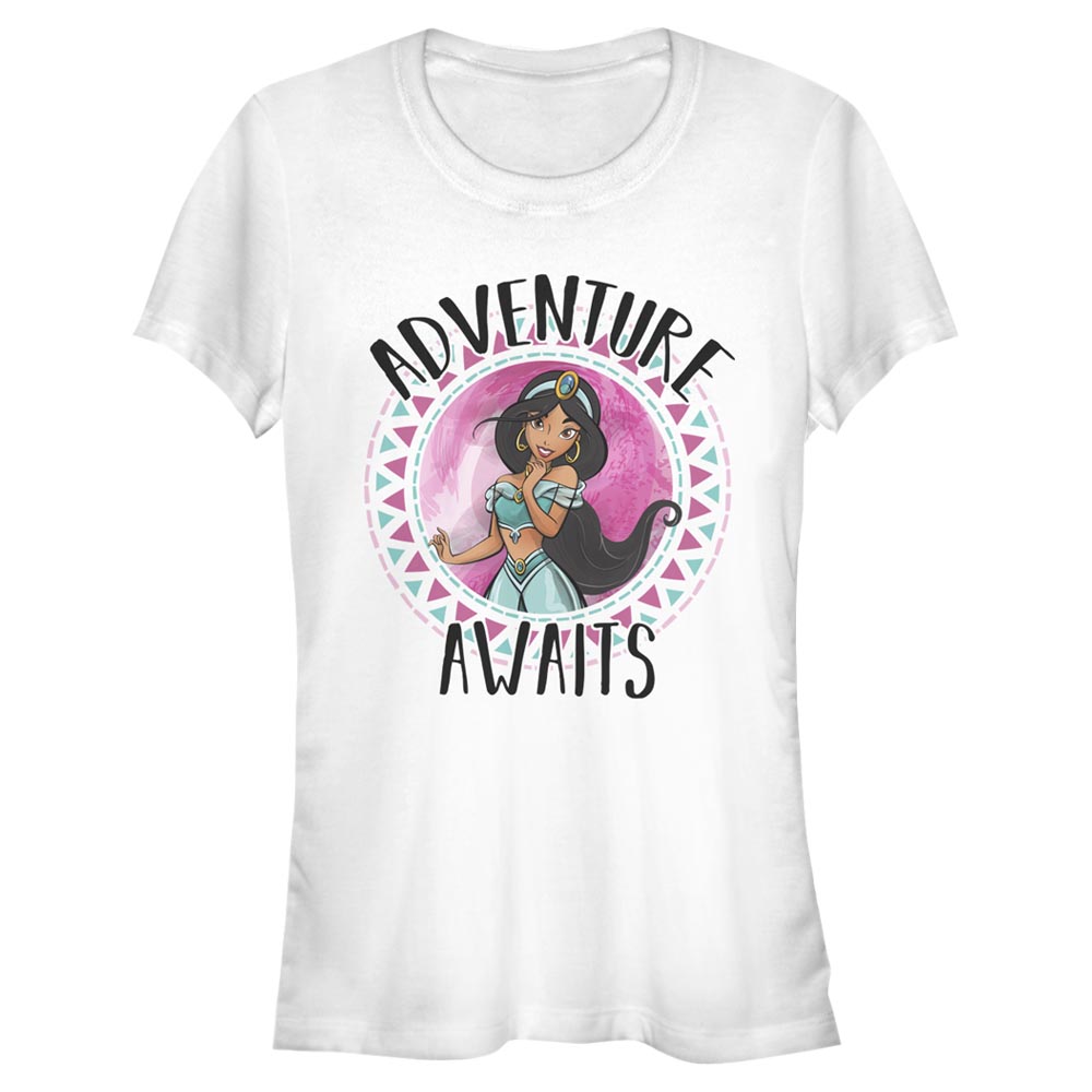 Disney - Aladin - Jasmine Adventure - Femme T-shirt - Blanc - Devant